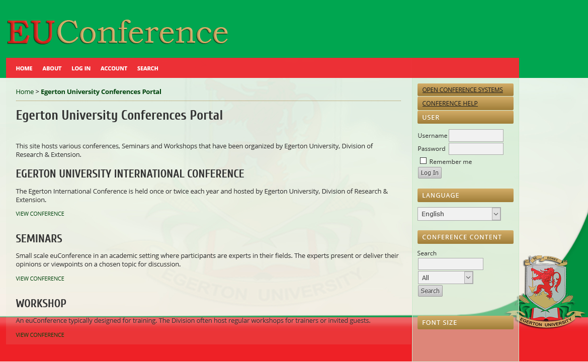 Conferences System