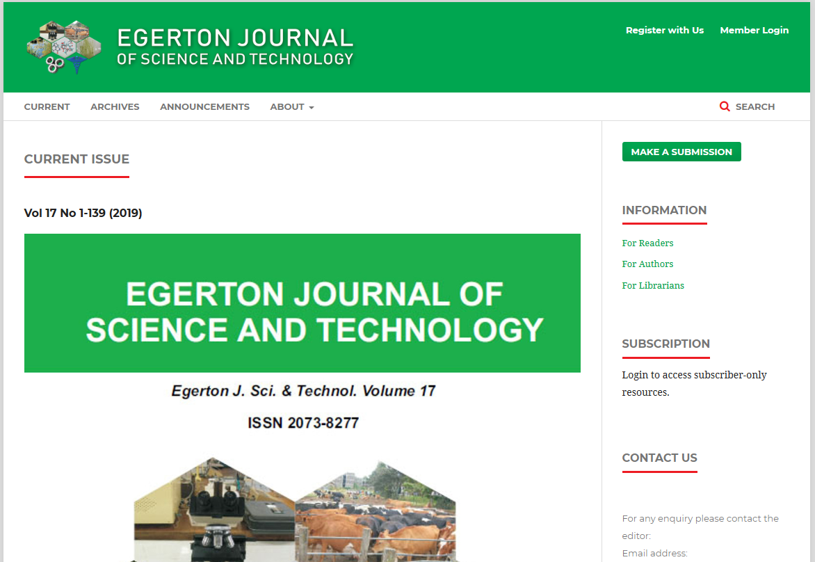 Journal of Science